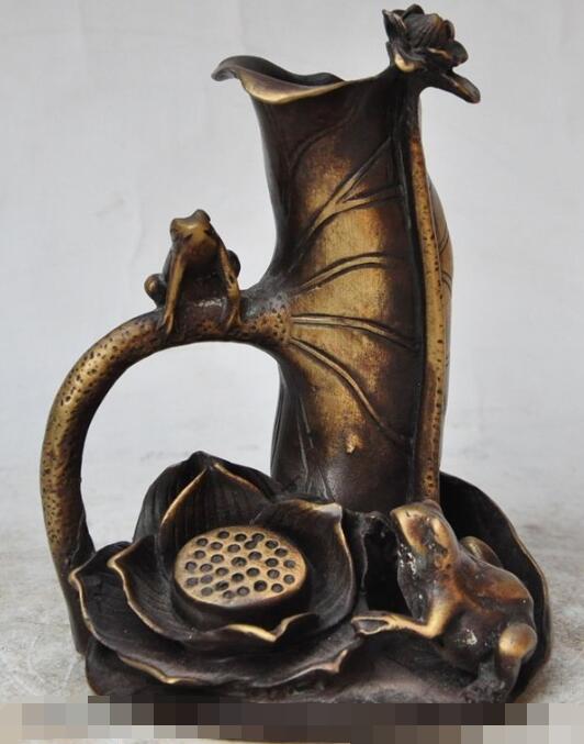 Detail Lotus Frog Vase Nomer 41