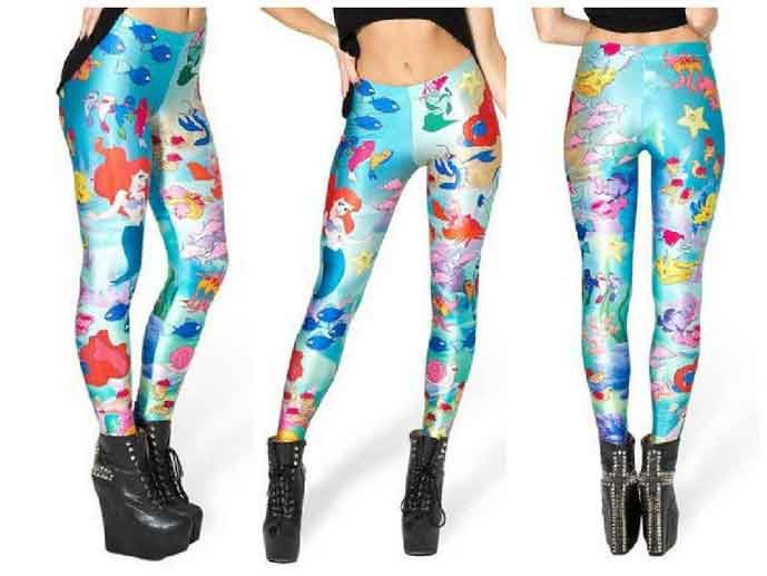 Detail Lotus Leggings Mermaid Nomer 6