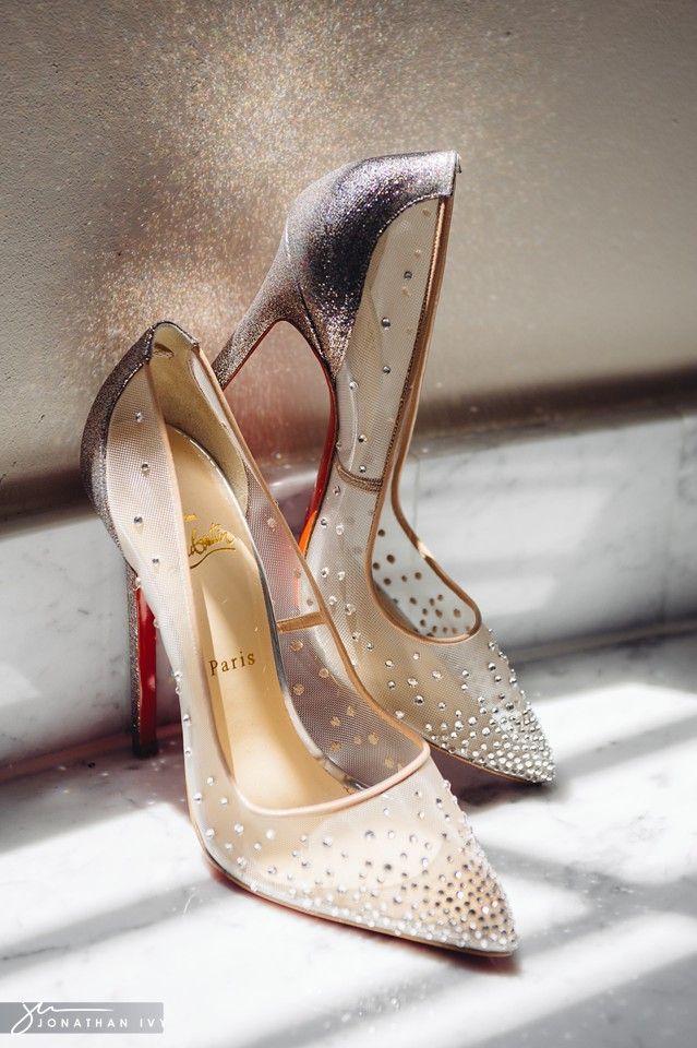 Detail Louboutin Wedding Shoes Cinderella Nomer 12