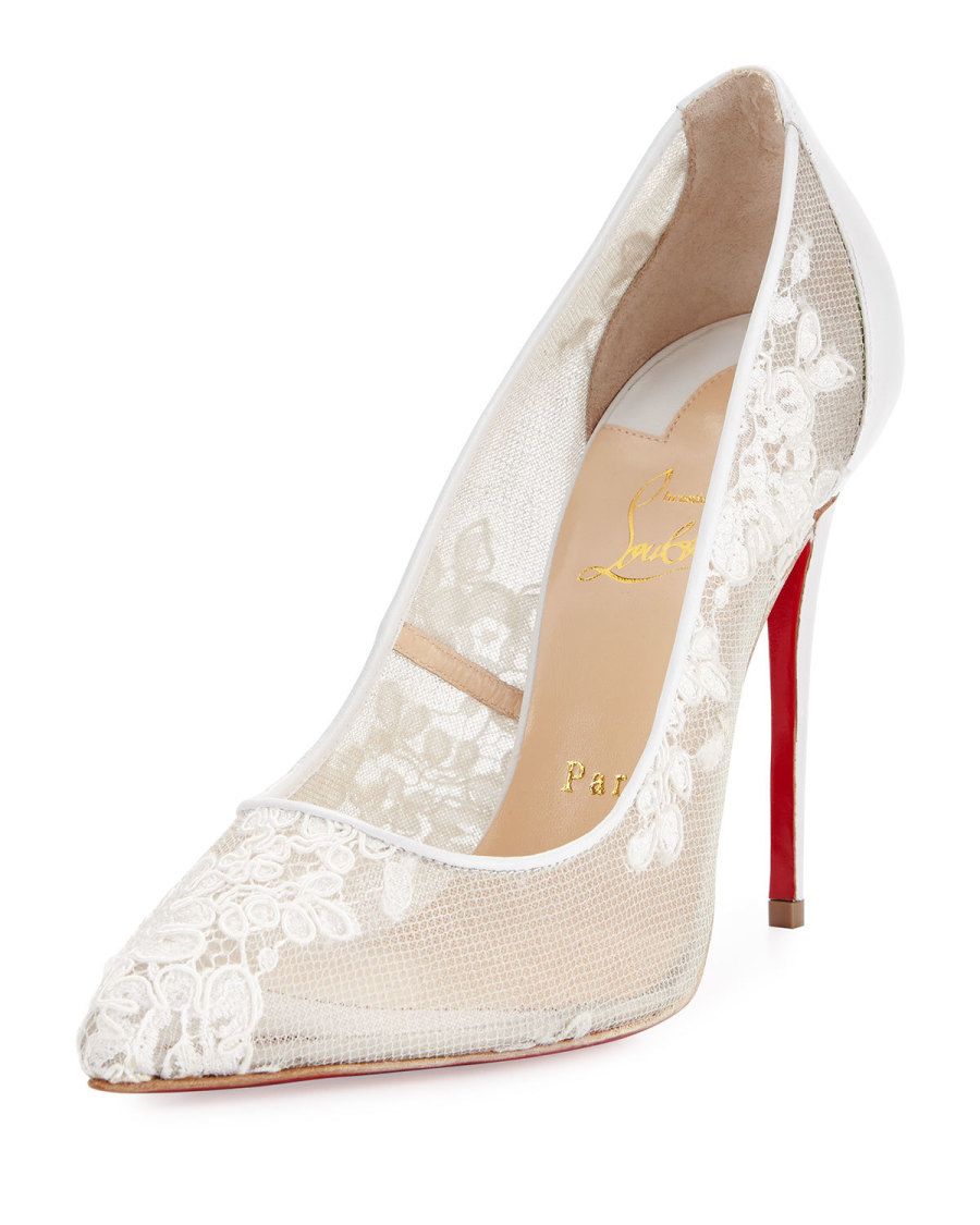 Detail Louboutin Wedding Shoes Cinderella Nomer 21