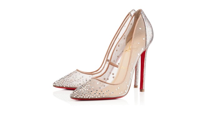 Detail Louboutin Wedding Shoes Cinderella Nomer 26