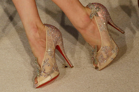 Detail Louboutin Wedding Shoes Cinderella Nomer 28