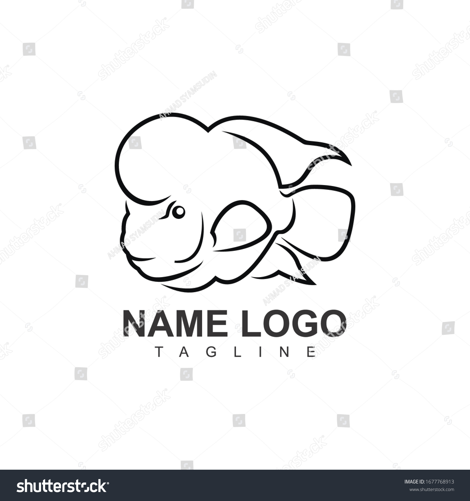 Detail Louhan Vector Nomer 17