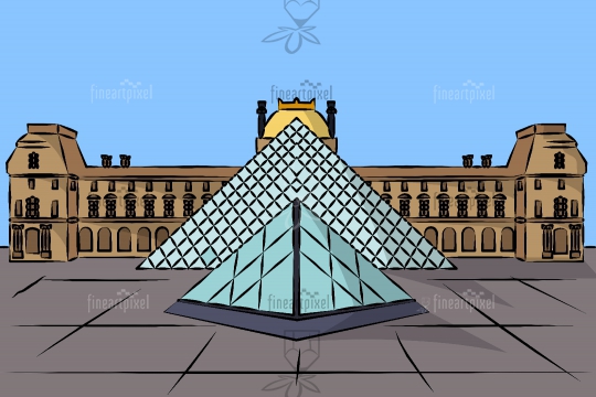 Detail Louvre Clipart Nomer 13