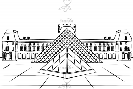 Detail Louvre Clipart Nomer 26