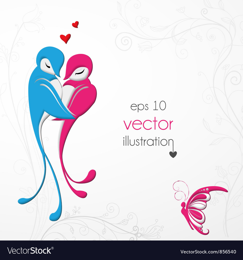 Detail Love Bird Vector Nomer 29