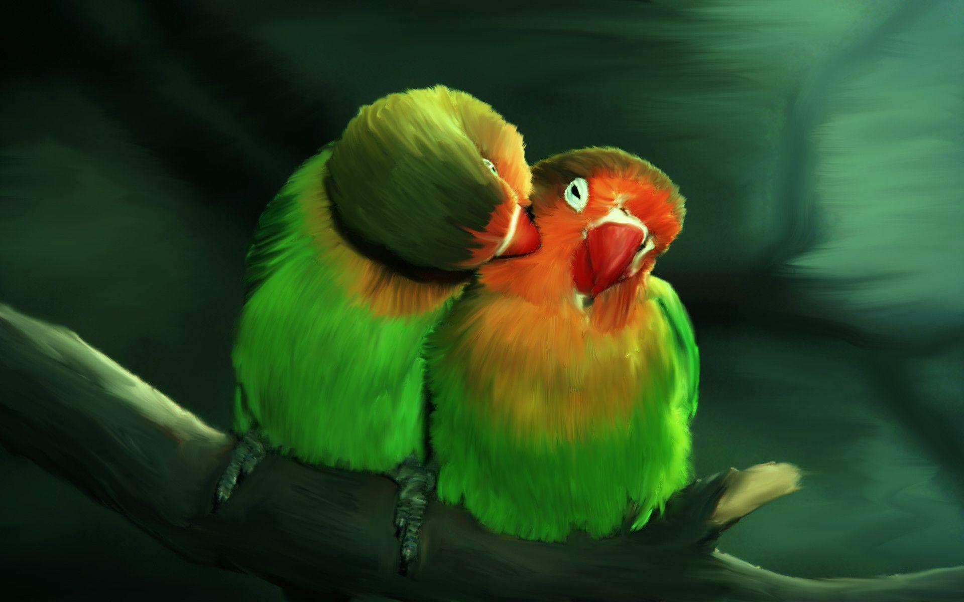 Detail Love Birds Wallpaper Nomer 3