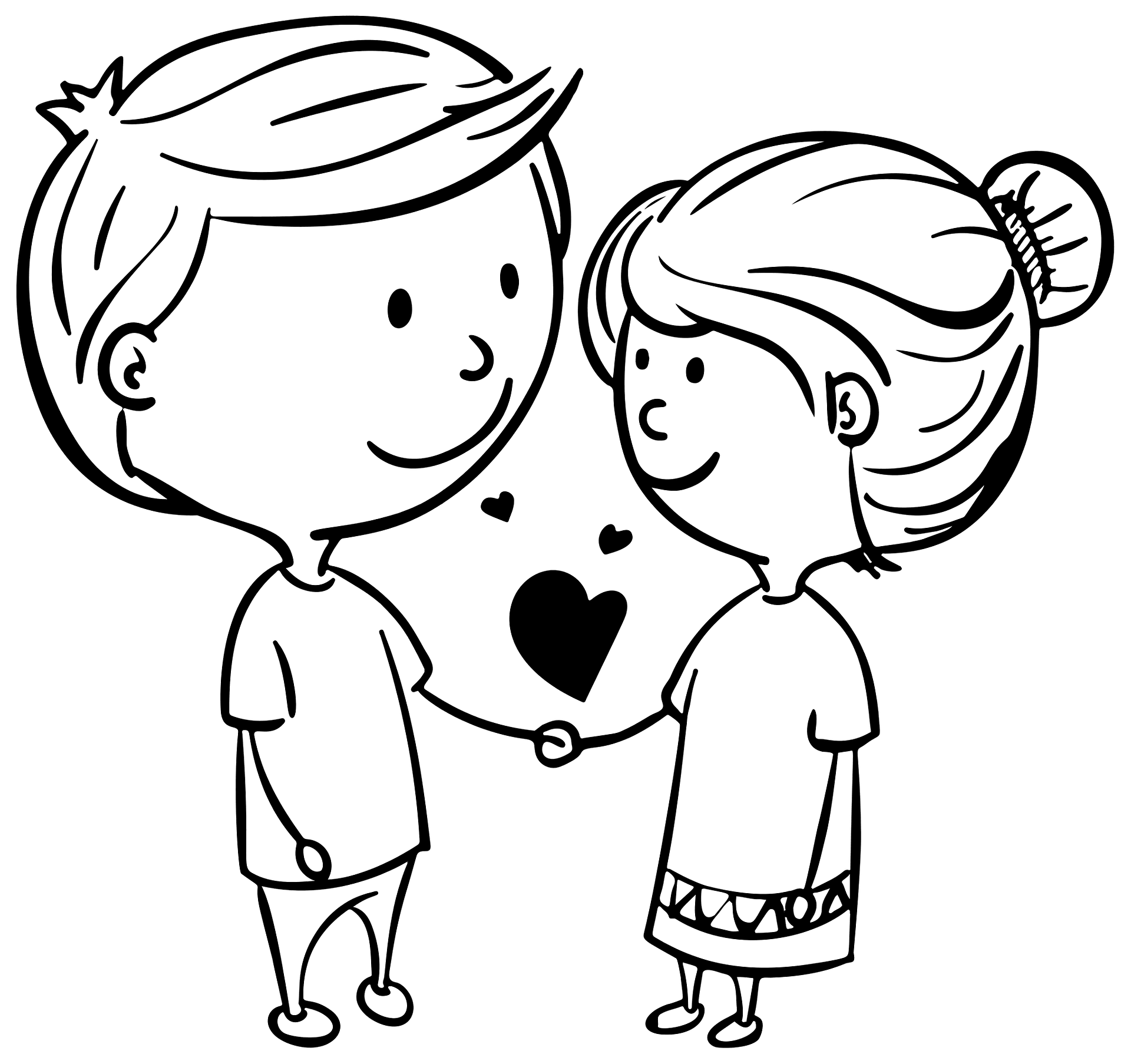 Detail Love Clipart Black And White Nomer 23