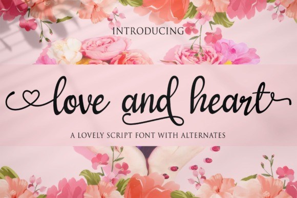 Detail Love Heart Font Nomer 5