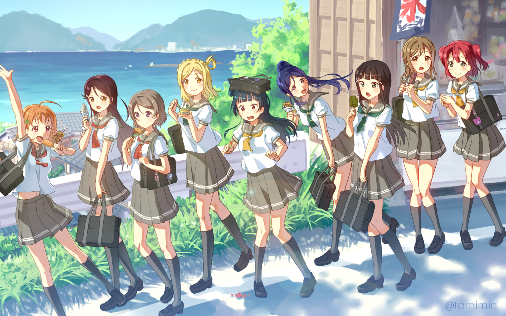 Detail Love Live Sunshine Wallpaper Nomer 7