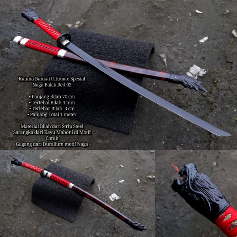 Detail Pedang Samurai Gambar Naga Nomer 36