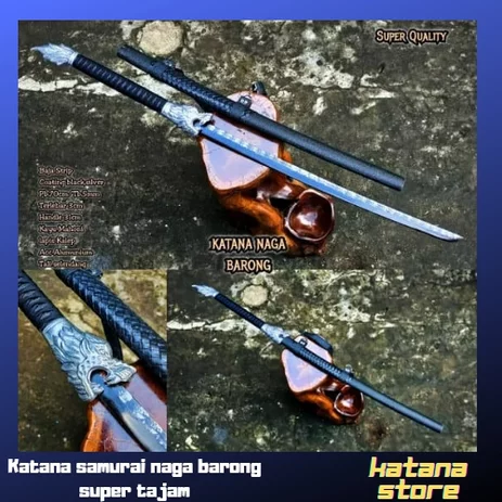 Detail Pedang Samurai Gambar Naga Nomer 49