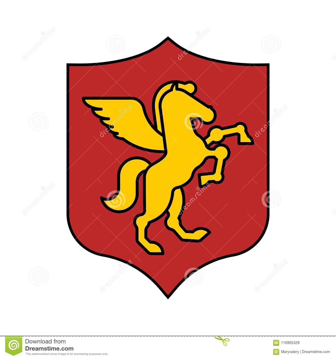 Detail Pegasus Coat Of Arms Nomer 36