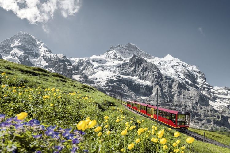 Pegunungan Alpen Di Swiss - KibrisPDR