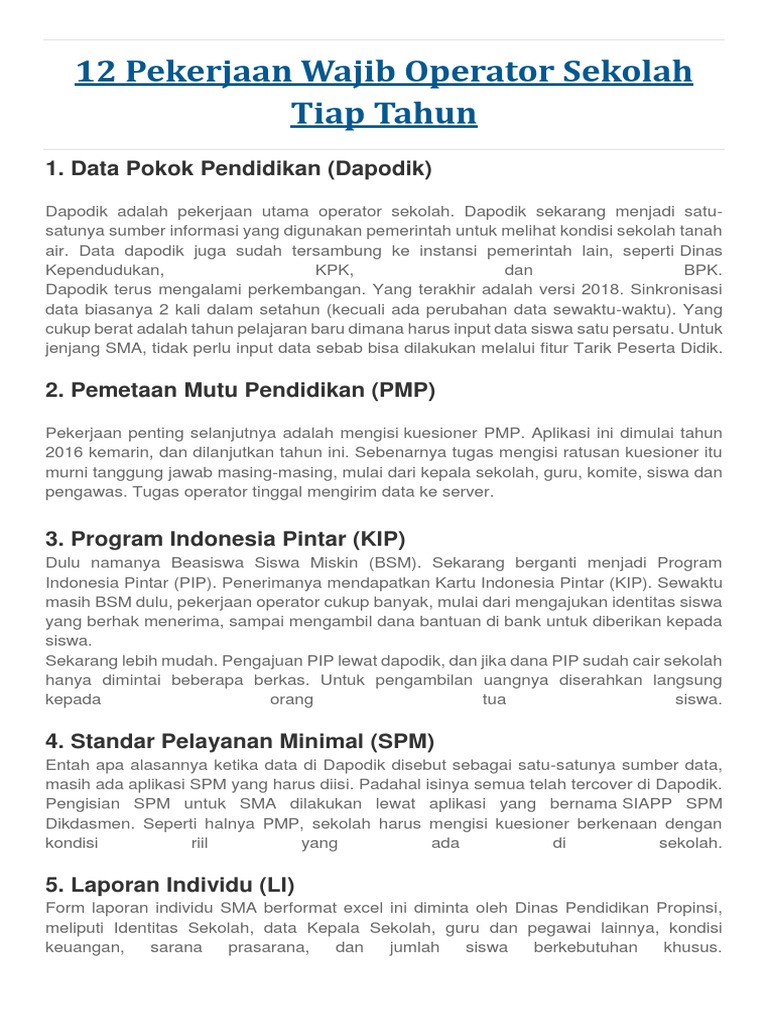 Detail Pekerjaan Yang Ada Di Sekolah Nomer 24