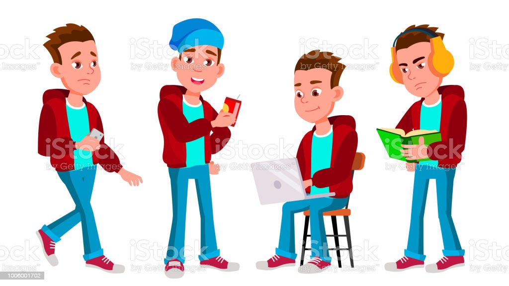 Detail Pelajar Sma Vector Nomer 15