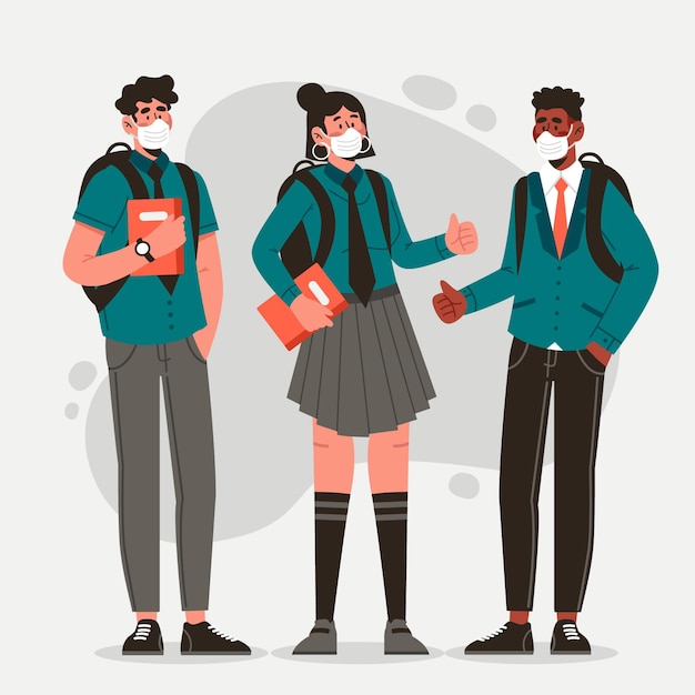 Detail Pelajar Sma Vector Nomer 45