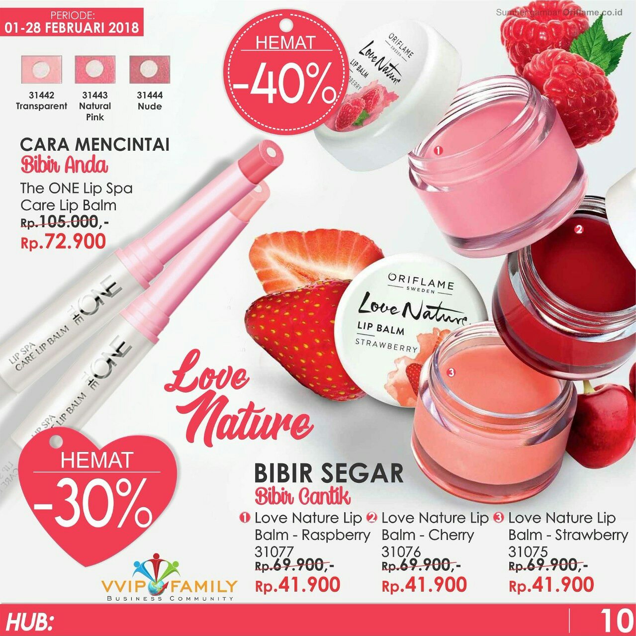 Detail Pelembab Bibir Oriflame Nomer 5