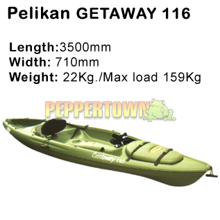 Detail Pelican 116 Kayak Nomer 27