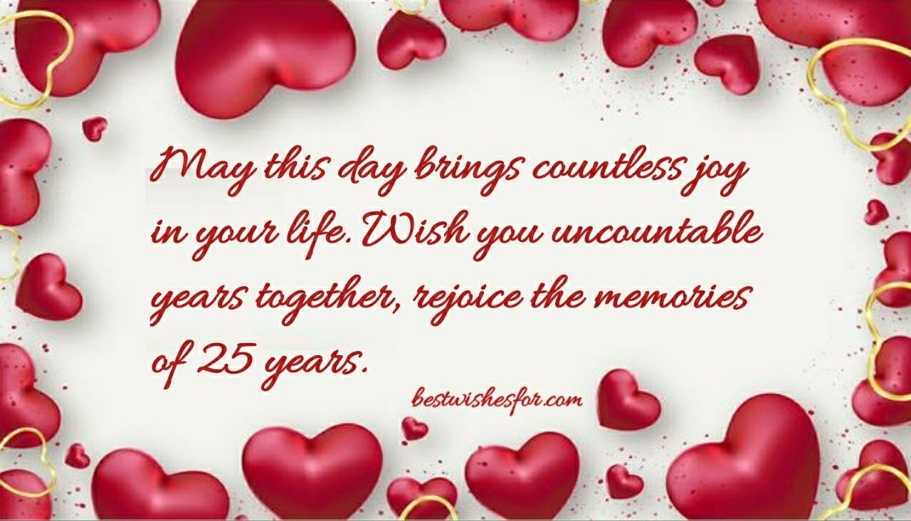 Detail Love Quotes For 25th Wedding Anniversary Nomer 5