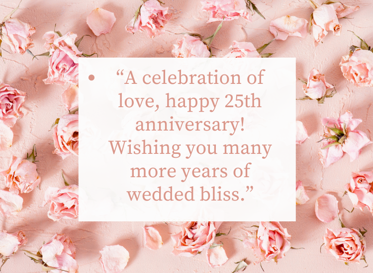 Detail Love Quotes For 25th Wedding Anniversary Nomer 48