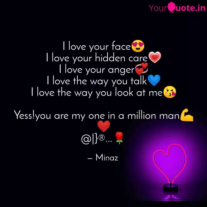 Detail Love Your Face Quotes Nomer 22
