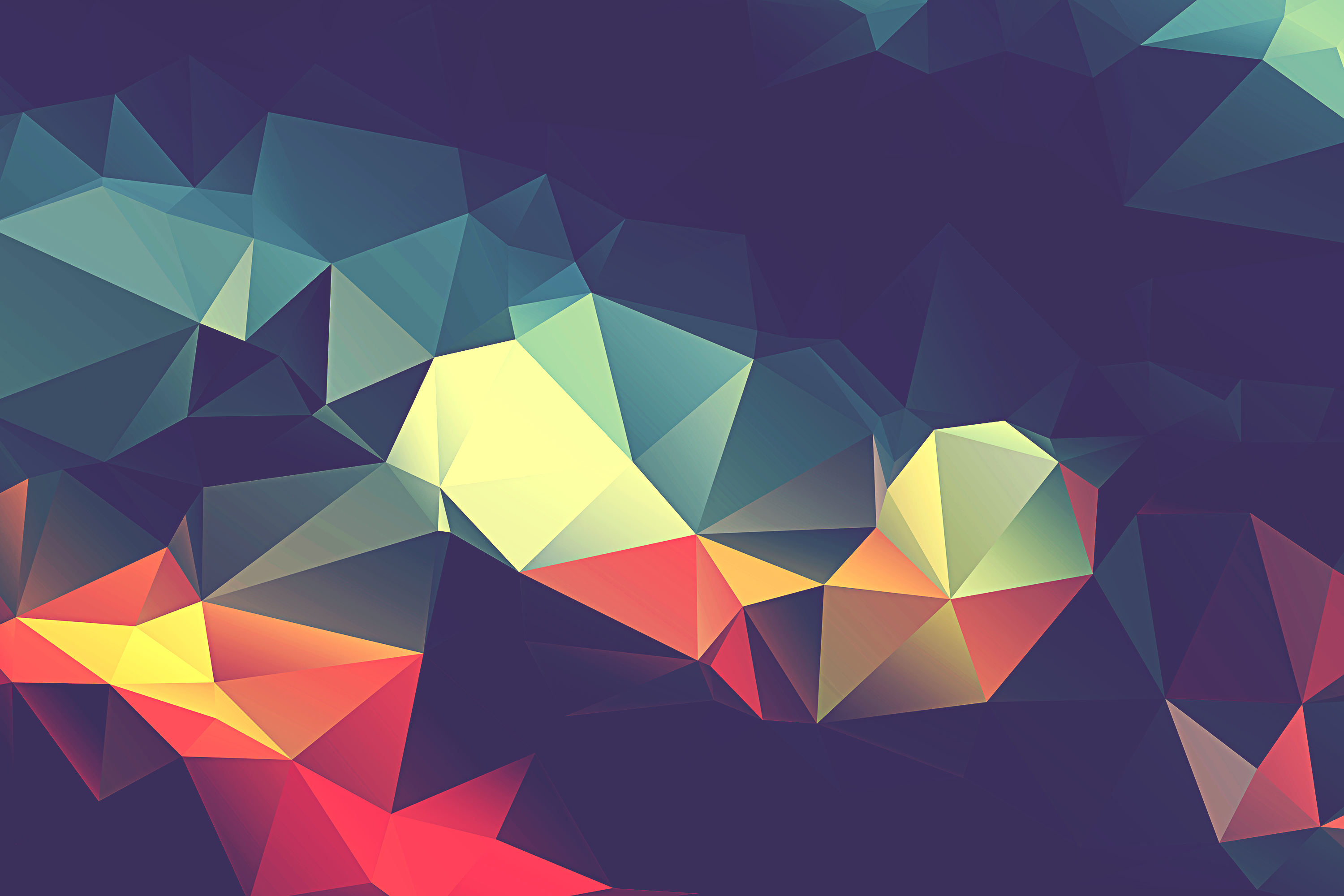 Detail Low Poly Background Hd Nomer 9