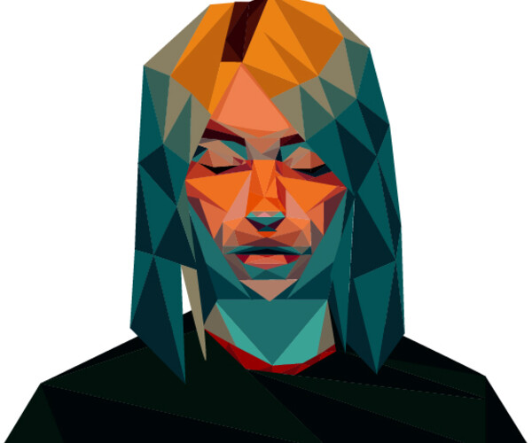 Detail Low Poly Corel Draw Nomer 17