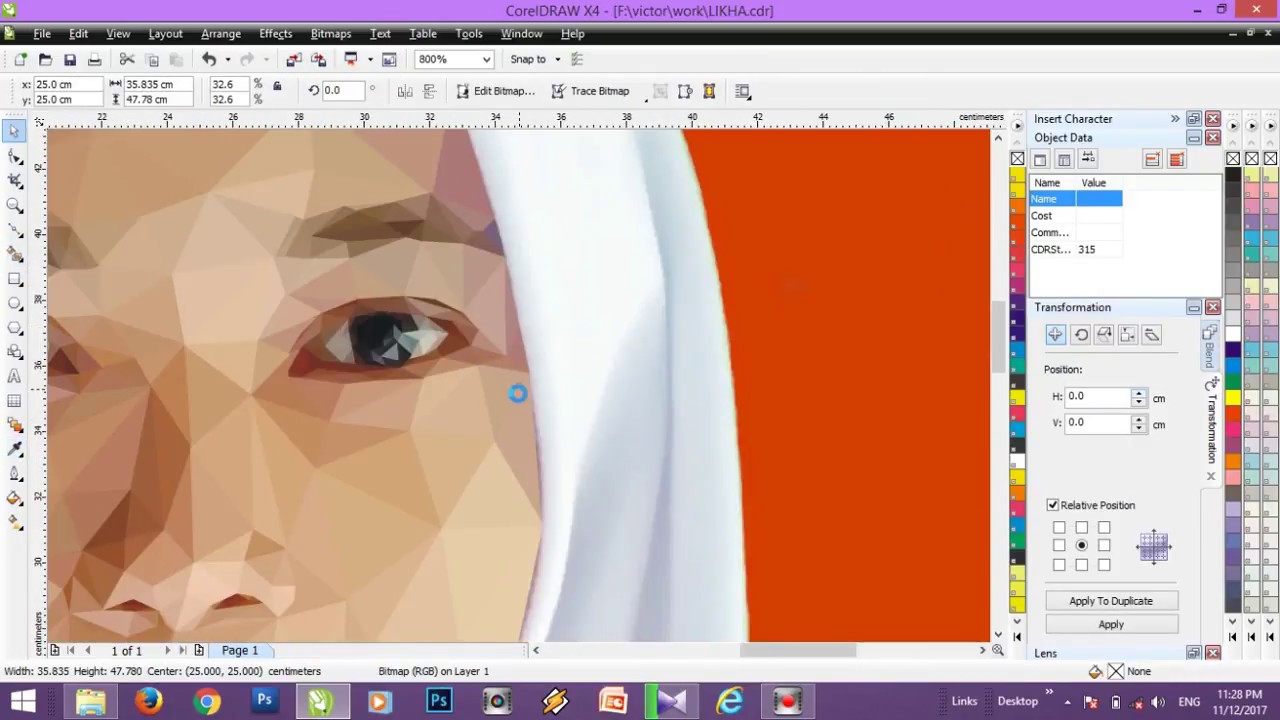 Detail Low Poly Corel Draw Nomer 26