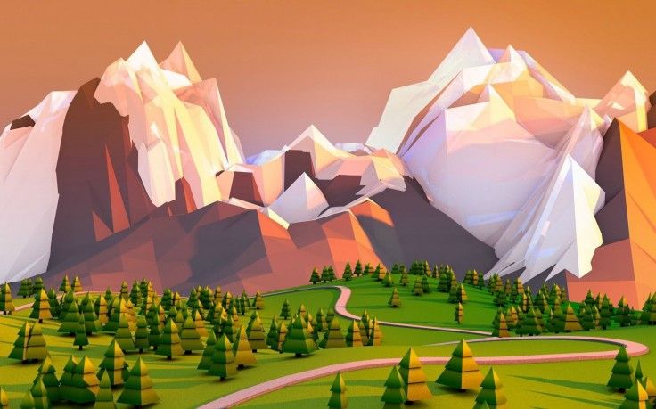 Detail Low Poly Wallpaper Nomer 14