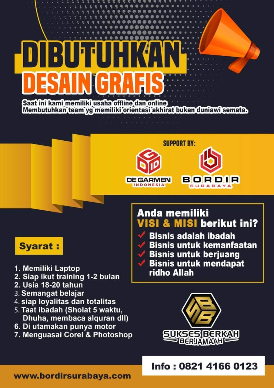 Lowongan Desain Grafis Surabaya - KibrisPDR