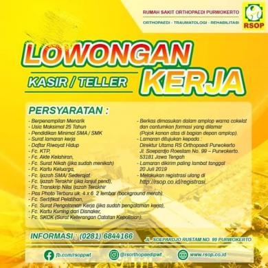 Detail Lowongan Kasir Rumah Sakit Nomer 13