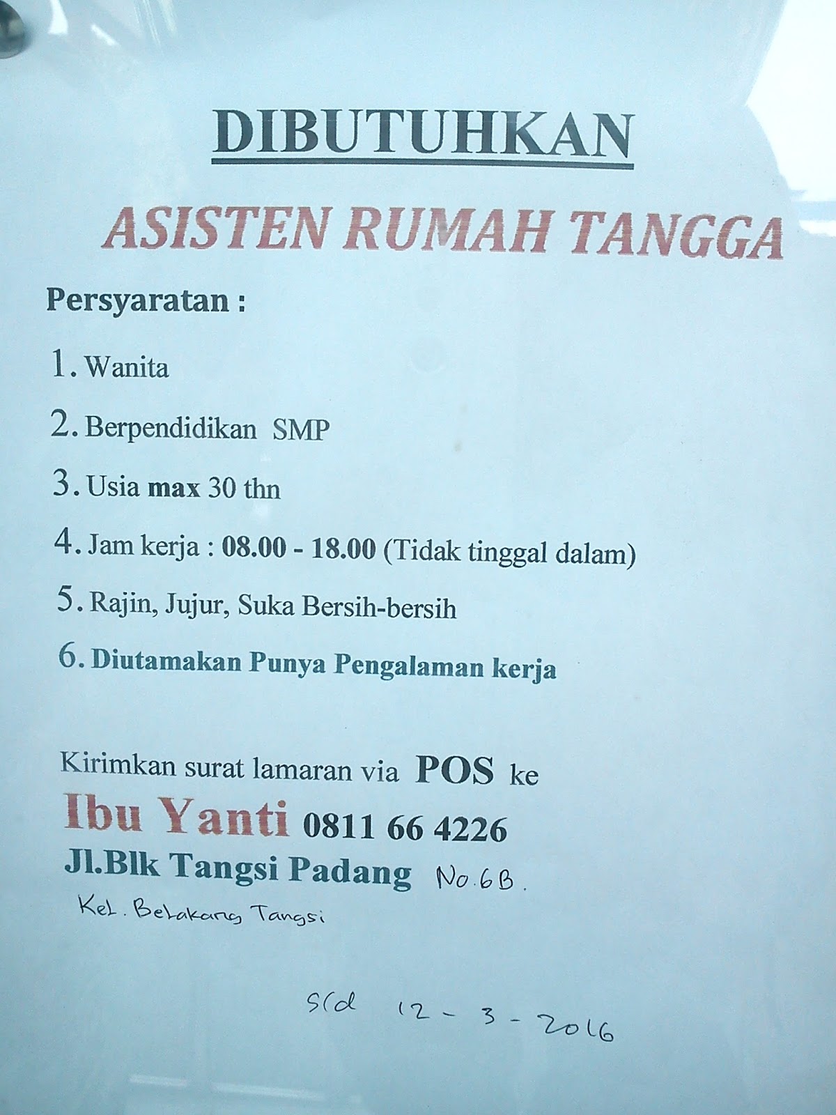 Detail Lowongan Kerja Buat Ibu Rumah Tangga 2019 Nomer 2