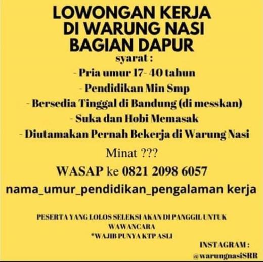 Detail Lowongan Kerja Dapur Rumah Sakit Nomer 28