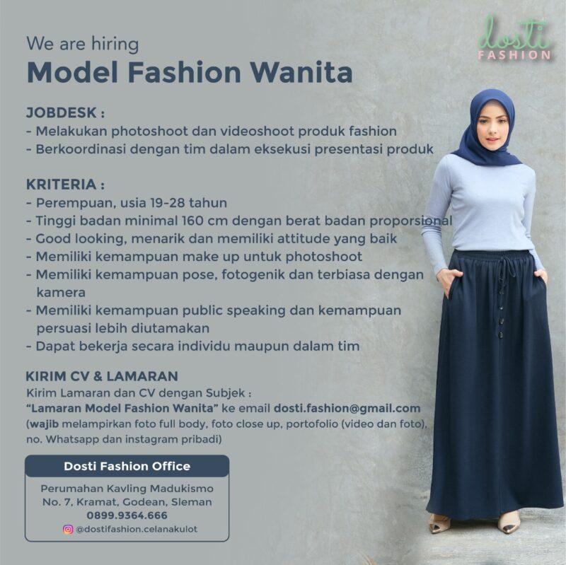 Detail Lowongan Kerja Foto Model Nomer 5