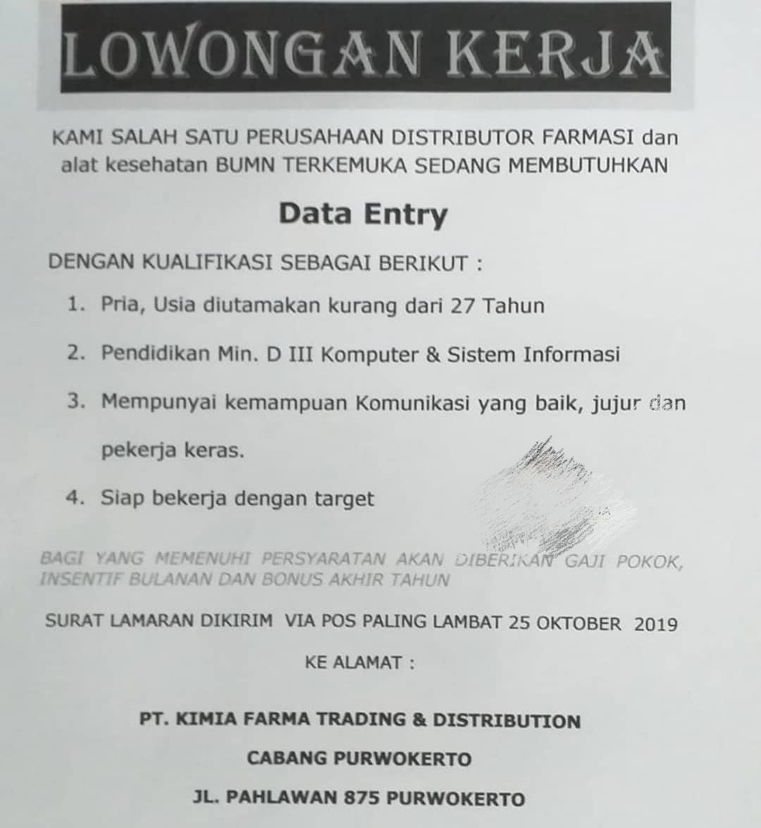 Detail Lowongan Kerja Input Data Di Rumah 2020 Nomer 13