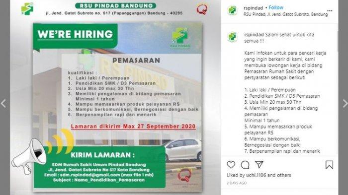 Detail Lowongan Kerja Rumah Sakit Bandung Nomer 14