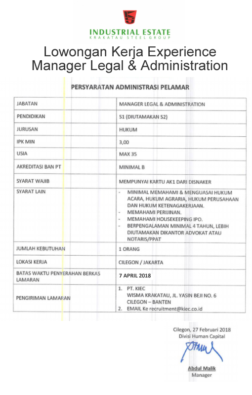 Detail Lowongan Kerja Rumah Sakit Krakatau Medika Cilegon Nomer 32