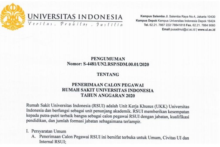 Detail Lowongan Kerja Rumah Sakit Tiara Bekasi Nomer 31