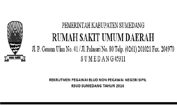 Detail Lowongan Kerja Rumah Sakit Umum Sumedang Nomer 3