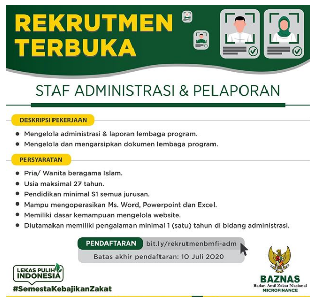 Detail Lowongan Kerja Rumah Zakat 2018 Nomer 10