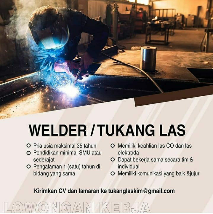 Detail Lowongan Kerja Tukang Las Nomer 6