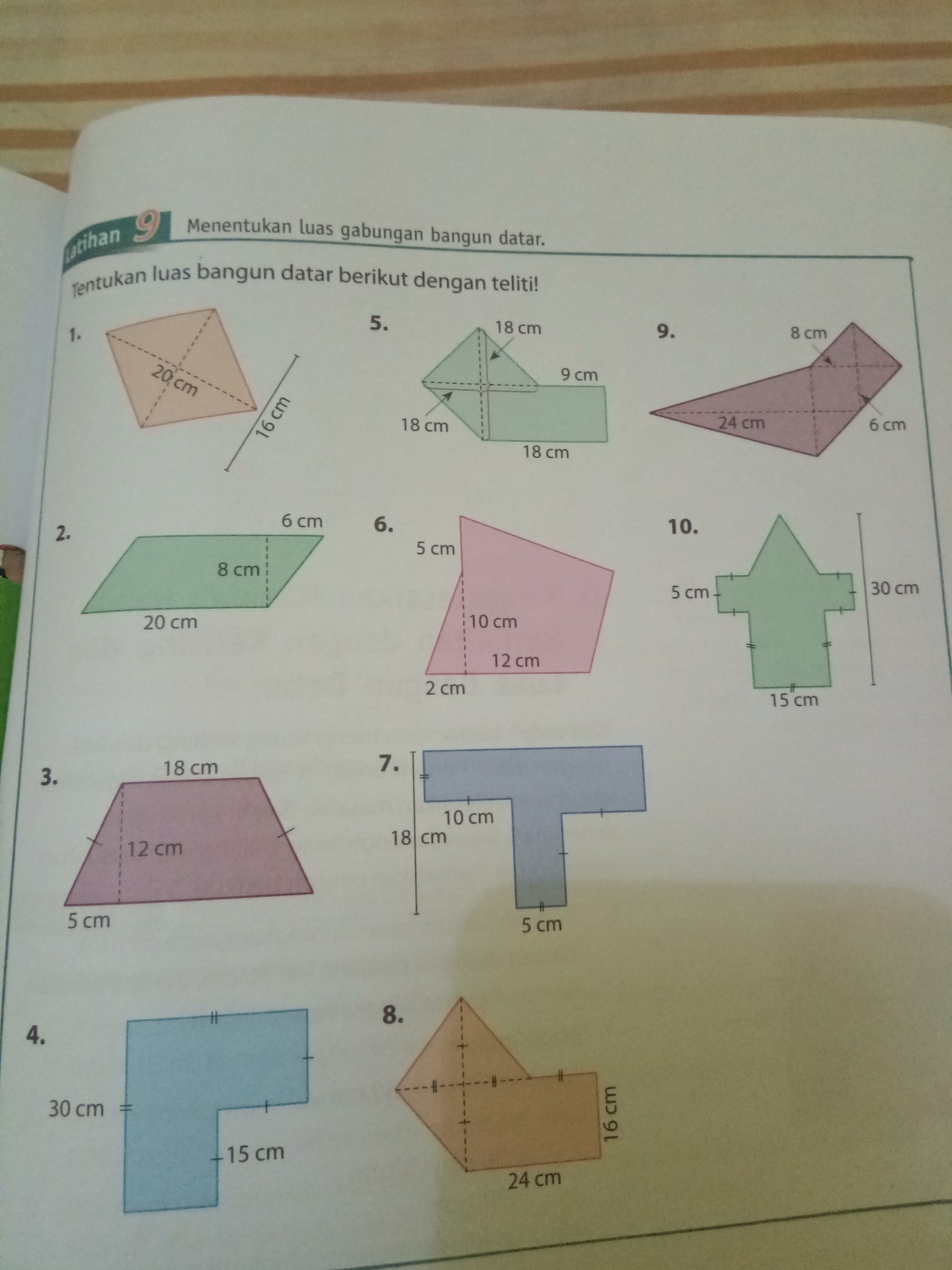 Detail Luas Bangun Datar Dan Gambar Nomer 13