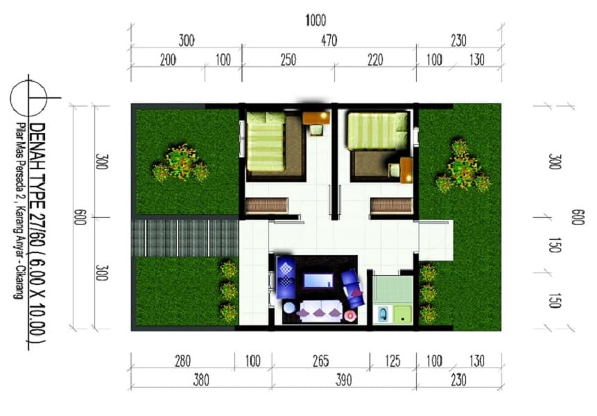 Detail Luas Bangunan Rumah Subsidi Nomer 6