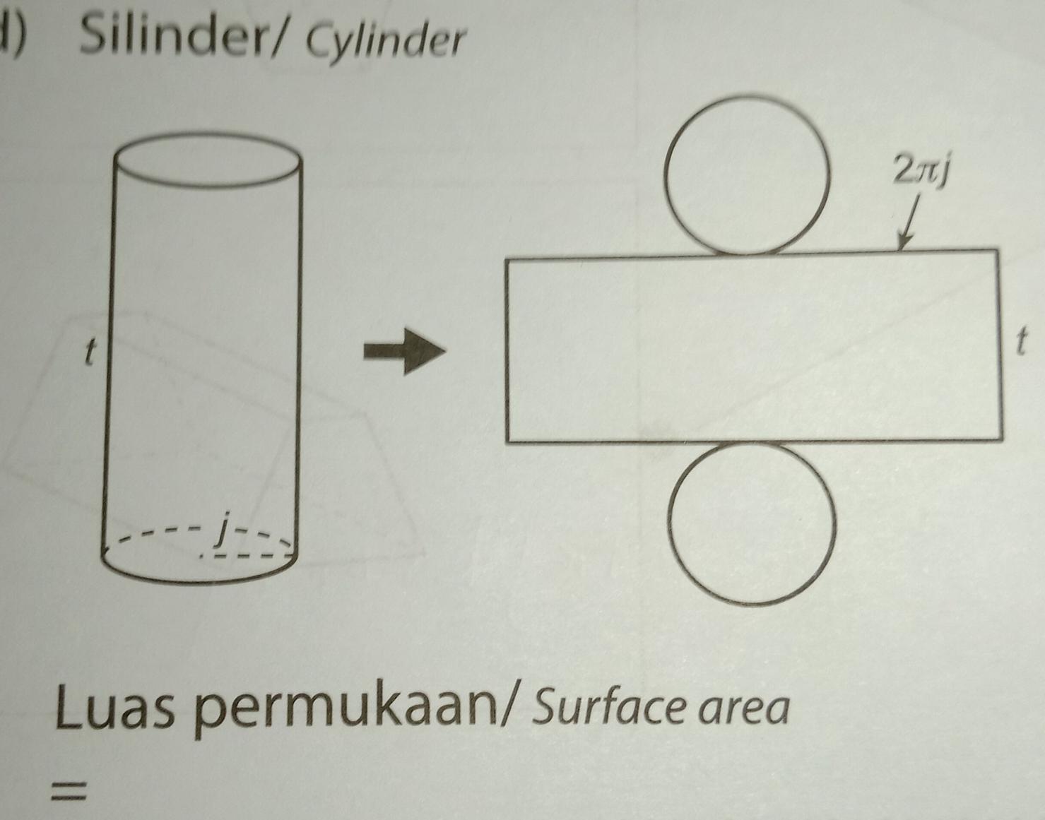 Detail Luas Permukaan Silinder Nomer 8