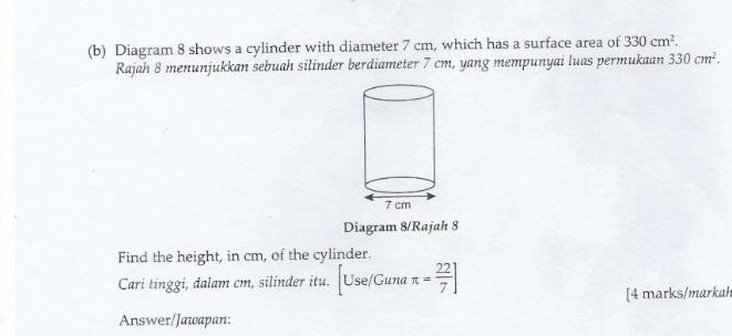 Detail Luas Permukaan Silinder Nomer 13