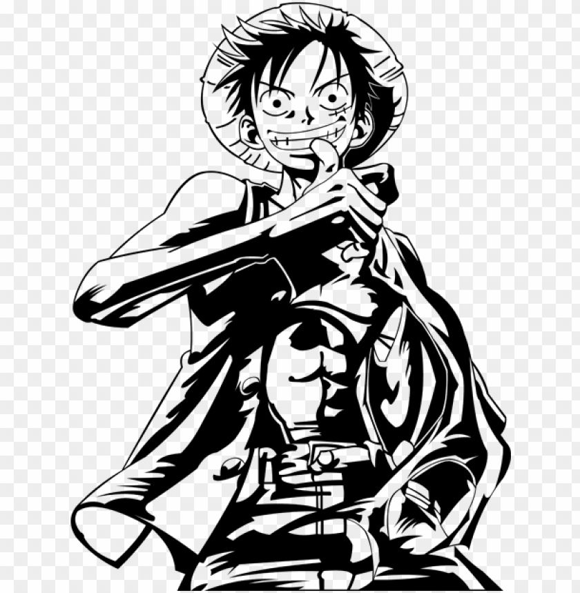 Detail Luffy Black And White Nomer 5