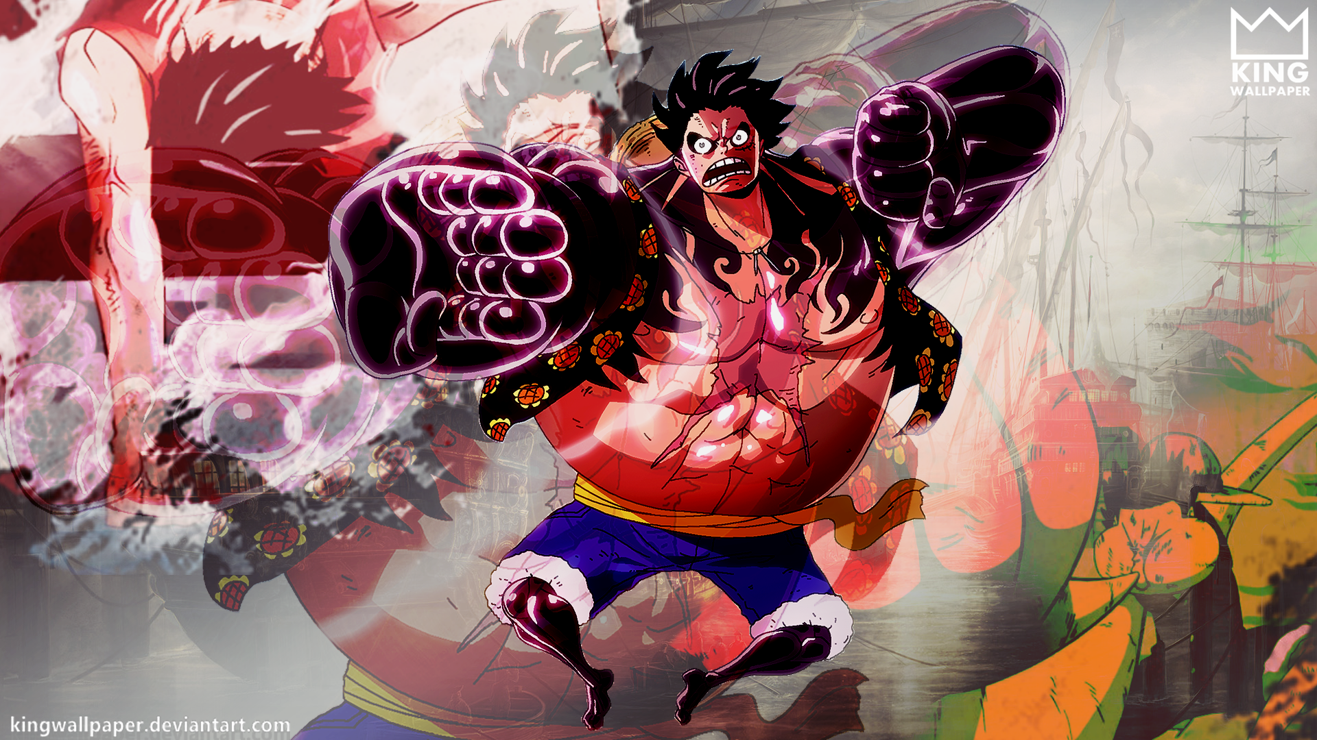 Detail Luffy Gear 4 Wallpaper Nomer 3