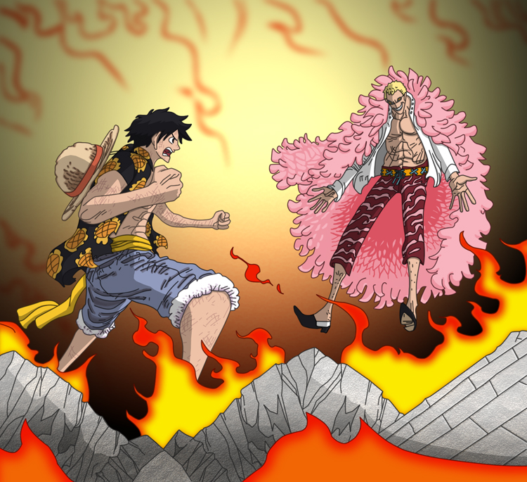 Detail Luffy Vs Doflamingo Nomer 13