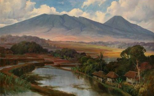 Detail Pemandangan Alam Lukisan Nomer 19